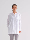 Early Autumn Casual White Long - Sleeved Blouse