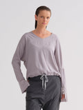 Simple Style Long - Sleeved Daily Top