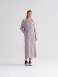 Basic Long - Sleeved Mid - Length Dress