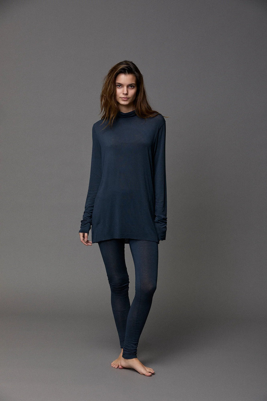 Dark Blue Slimming Leggings