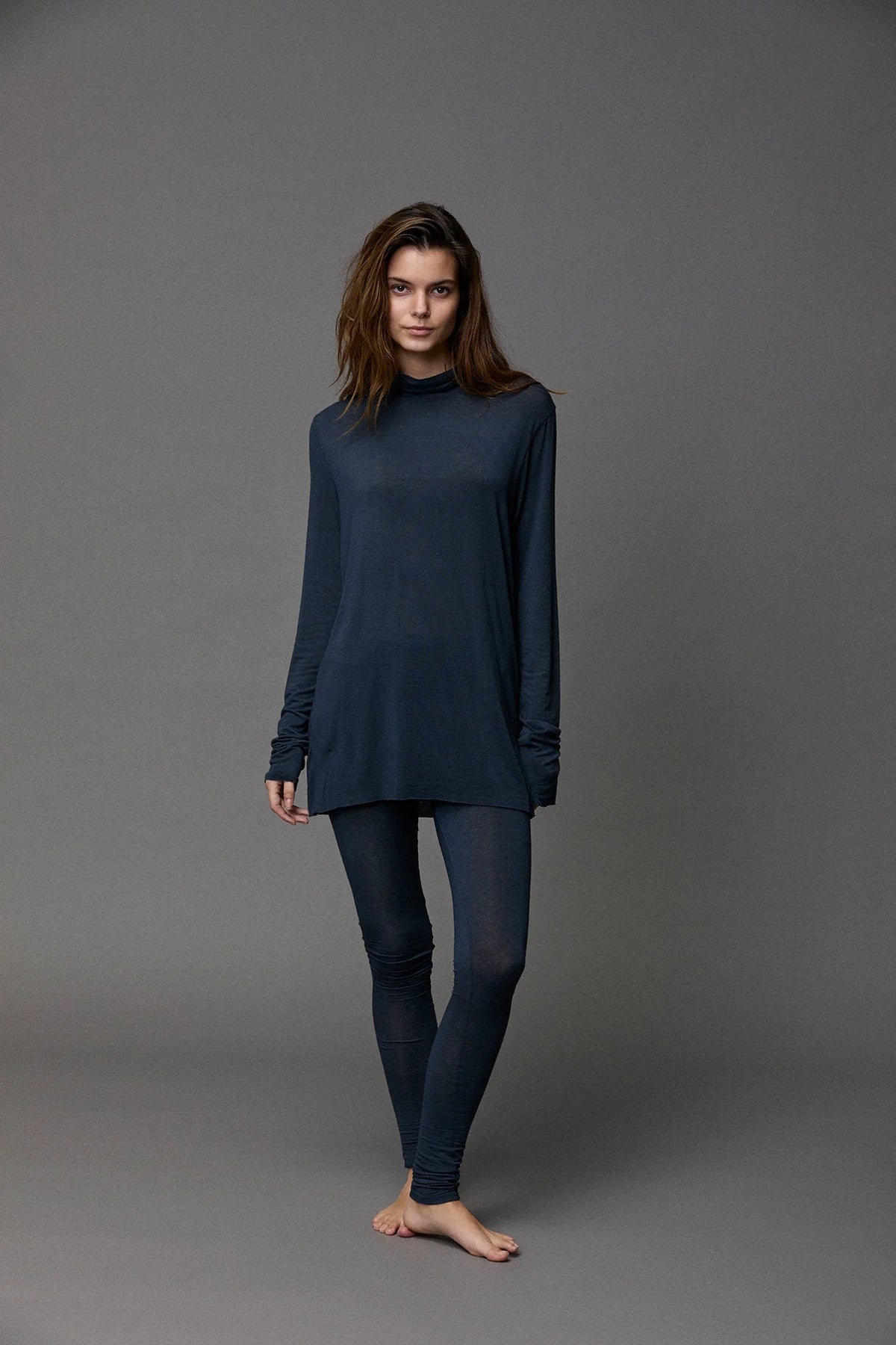 Dark Blue Slimming Leggings
