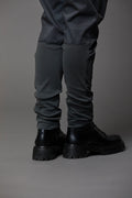 Simple Style Black Casual Trousers