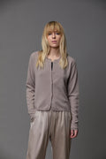 Cozy Buttoned Long - Sleeved Knitted Cardigan