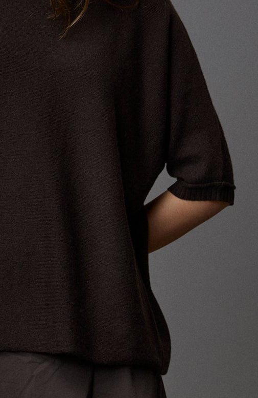 Relaxed Fit Black Short Sleeved T-Shirt