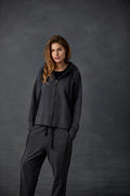 Everyday Casual Zip-Up Hooded Shirt
