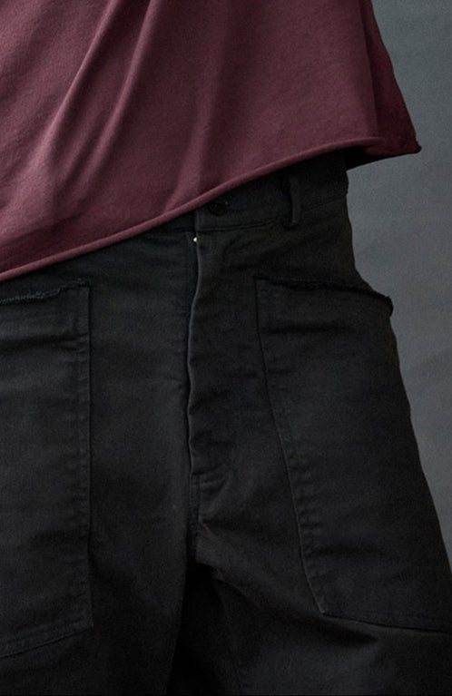 Relaxed Casual Cuffed Workwear Pants