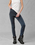 Dark Skinny Fit Denim Long Pants