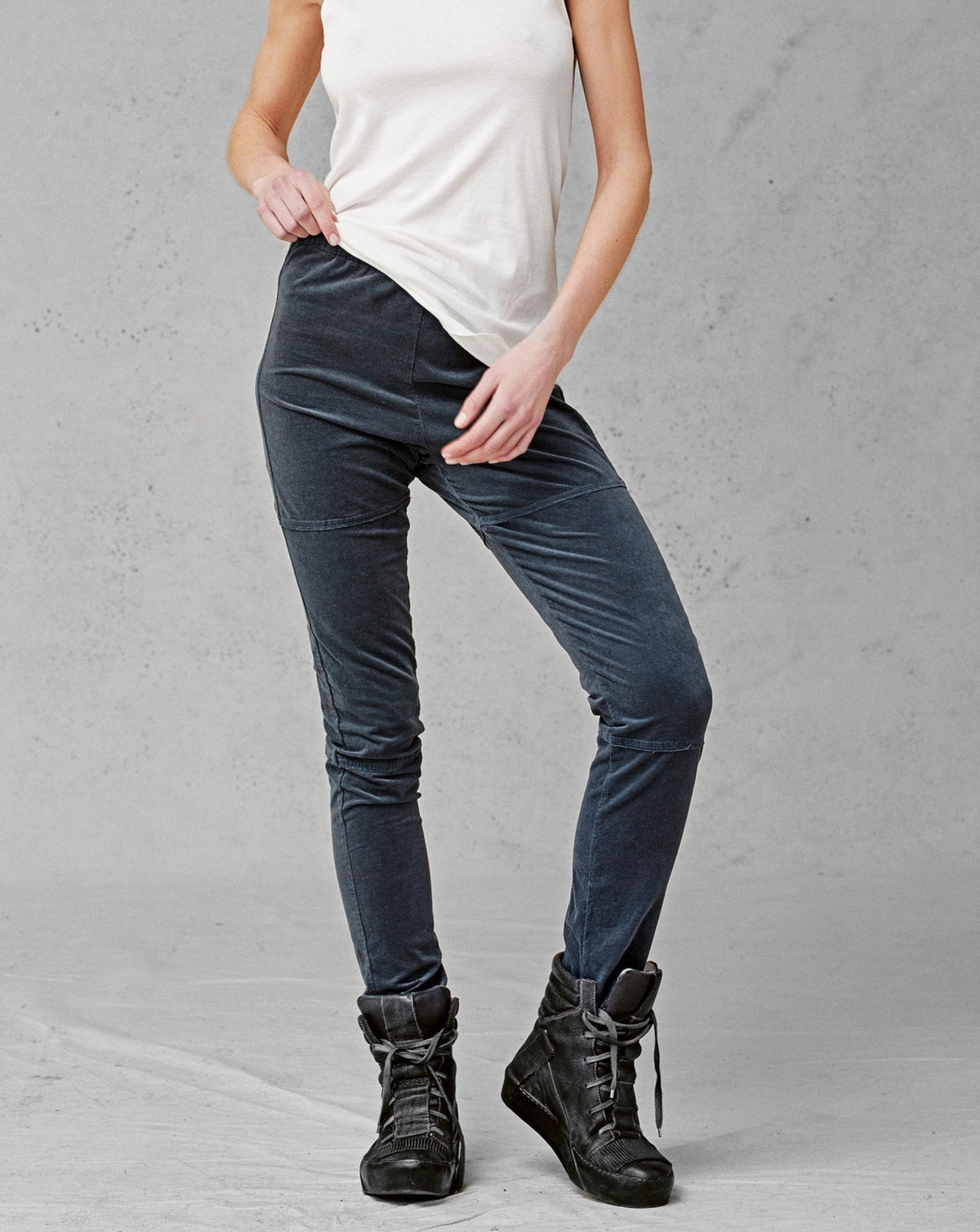 Dark Skinny Fit Denim Long Pants