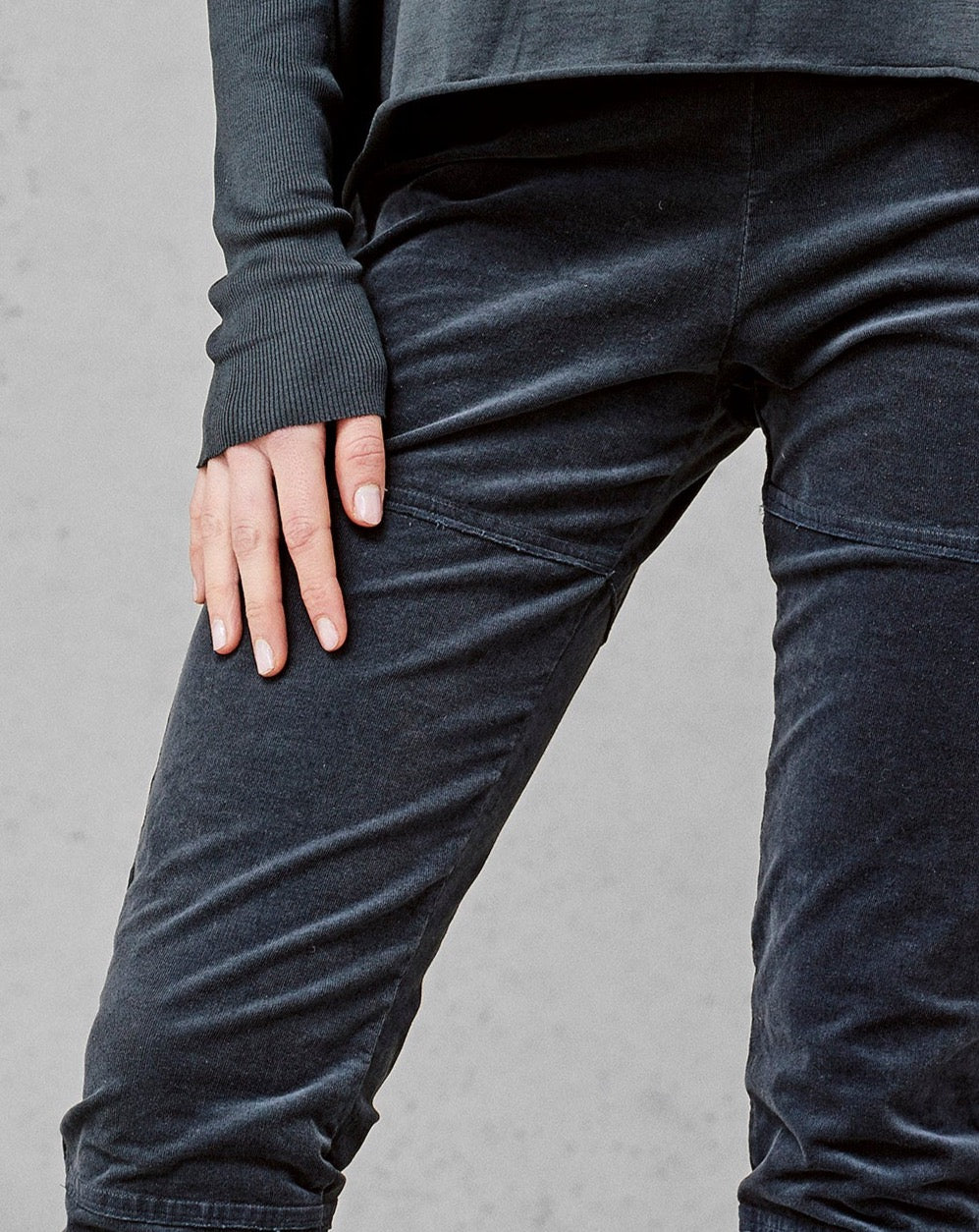 Dark Skinny Fit Denim Long Pants