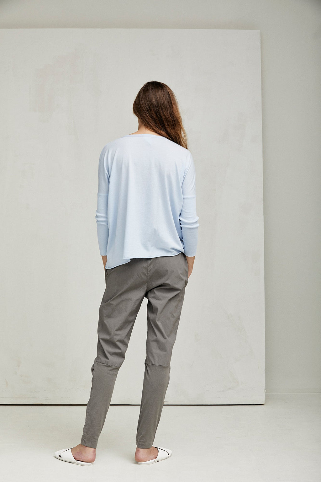 Simple Drawstring Cuffed Casual Pants