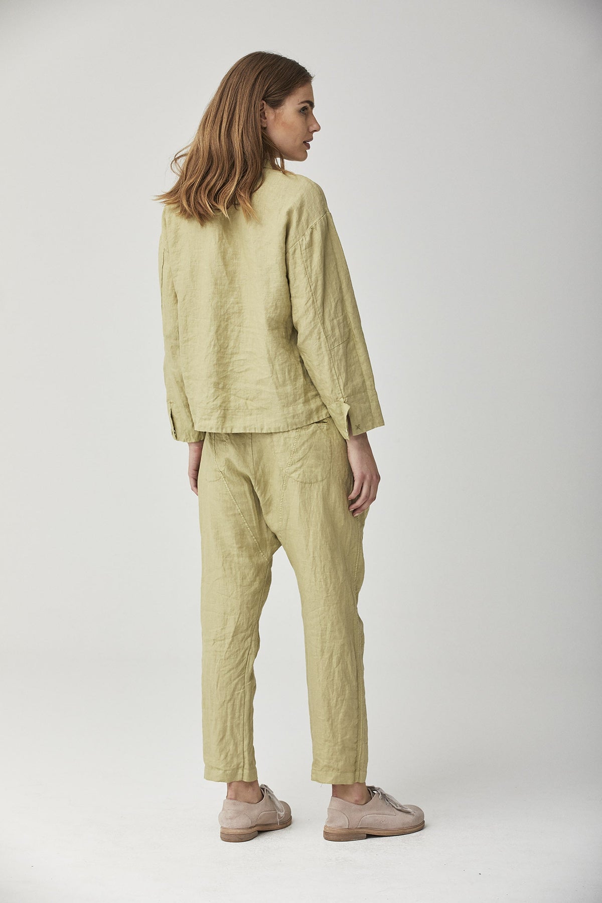 Boho Style Cotton Linen Loose Fit Long Sleeve Shirt