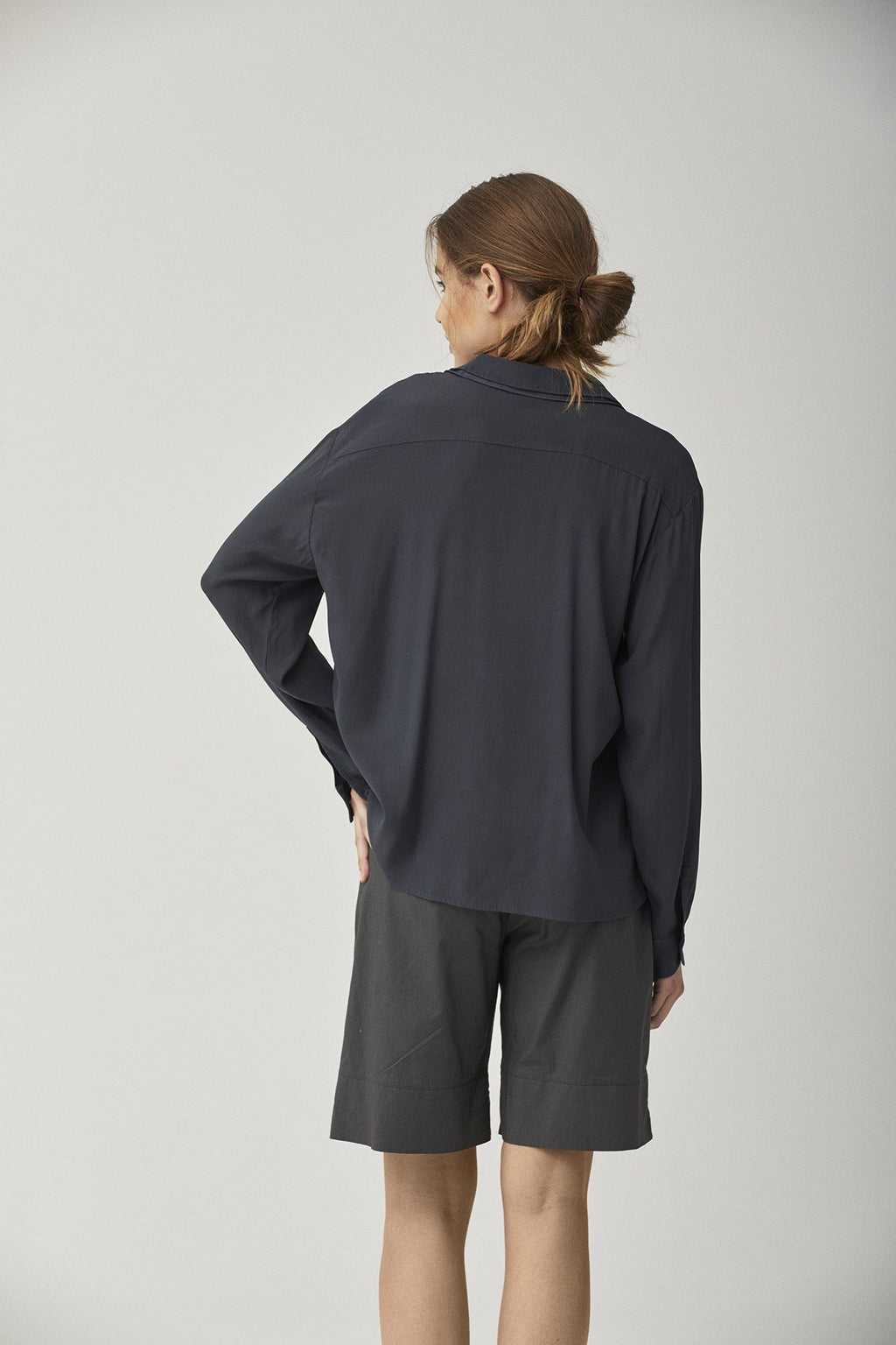 Casual Loose-Fit Long-Sleeve Shirt