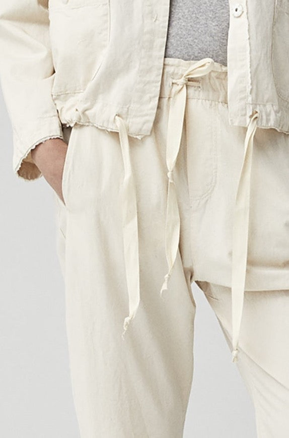 Loose Drawstring Workwear Pants