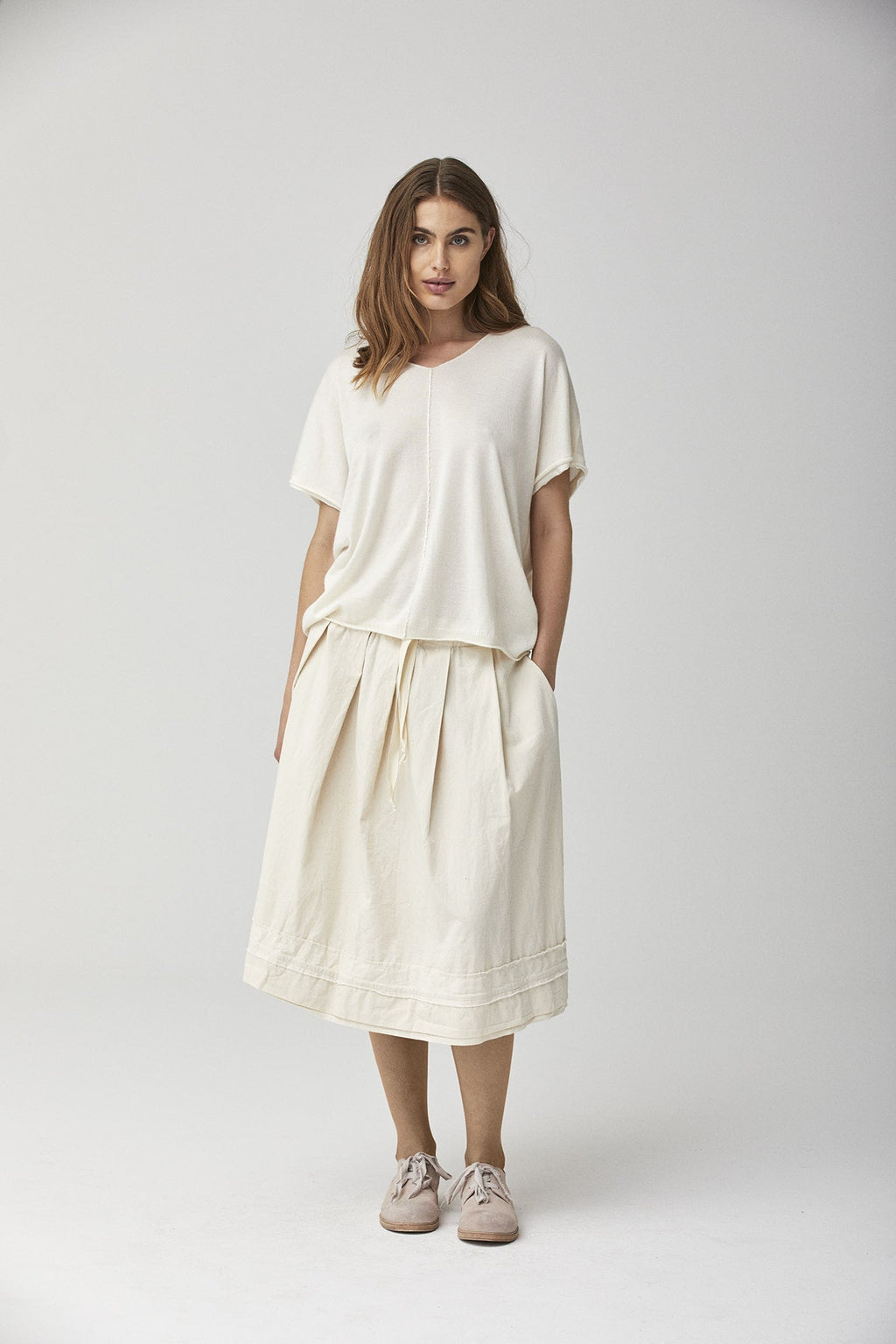 Comfortable White Short - Sleeved T – Shirt