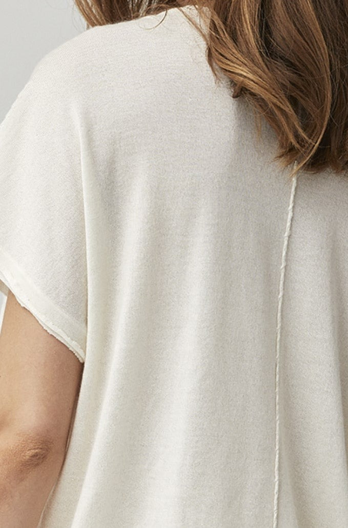 Comfortable White Short - Sleeved T – Shirt