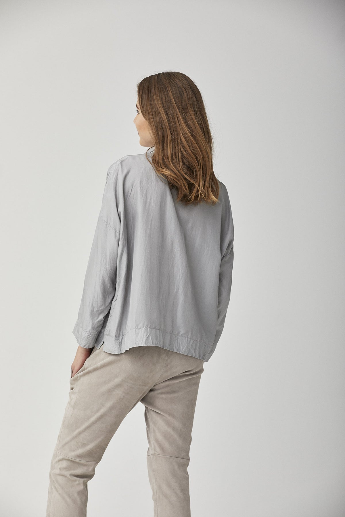 Khaki Drawstring Cuffed Casual Pants