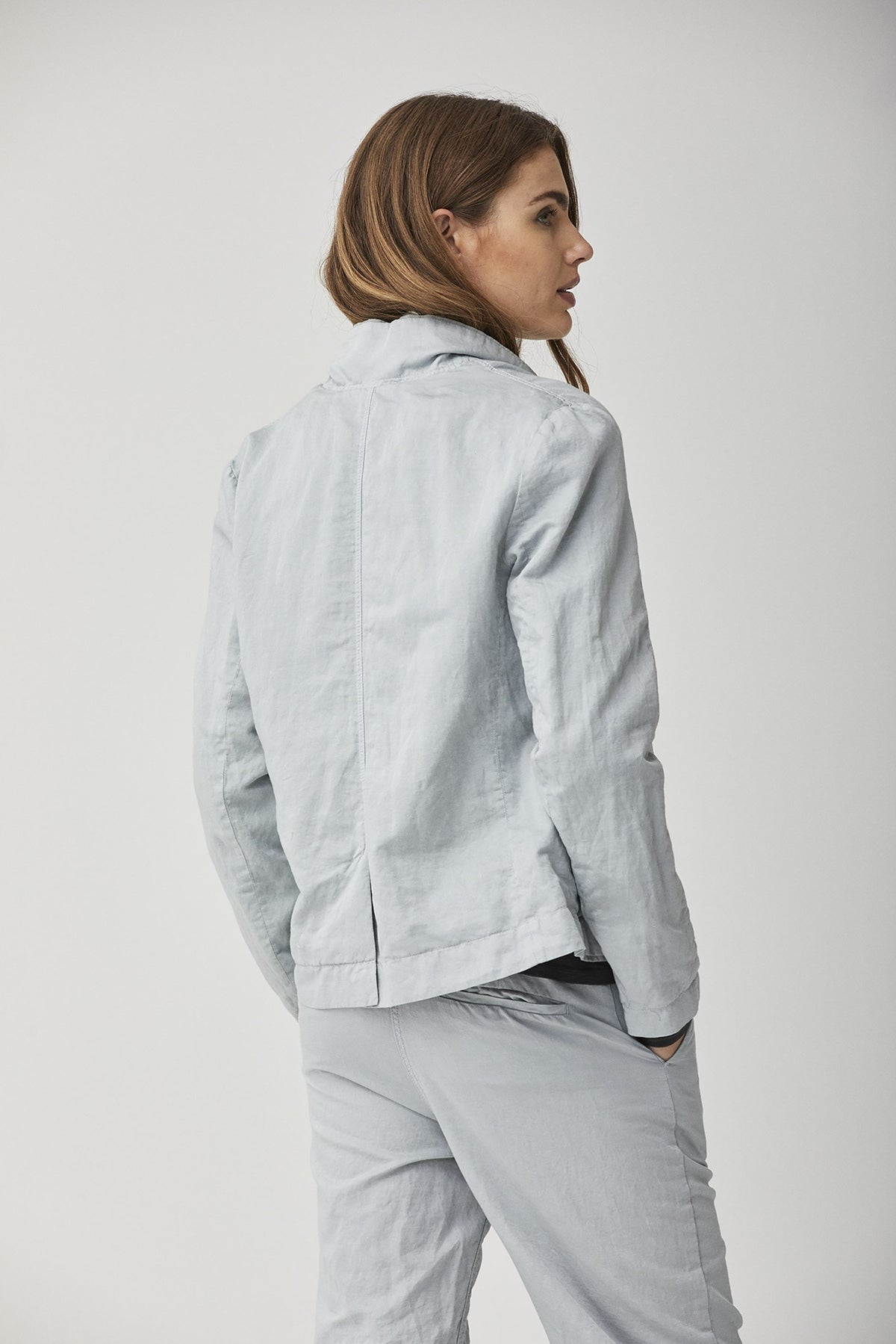 Comfortable Drapey Cotton Straight Leg Pants
