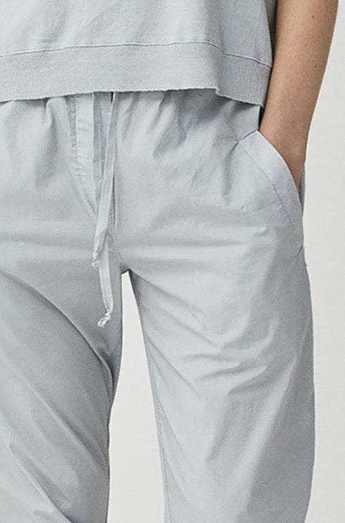 Light Gray Cuffed Casual Pants