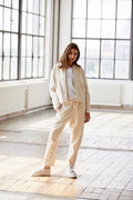 Nude Loose Casual Style Jacket