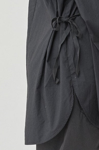 Elegant Dark Gray Long-Sleeve Shirt