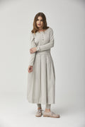 Simple Style Mid-Length Wide-Leg Skirt