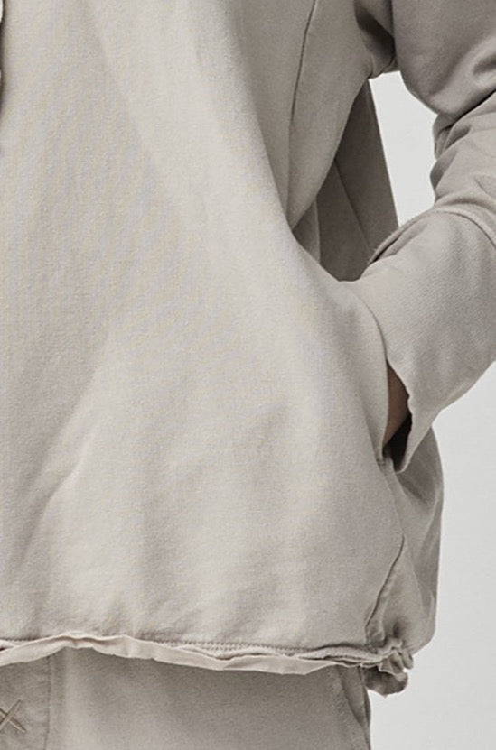 Soft & Comfy Light Gray Drawstring Hoodie