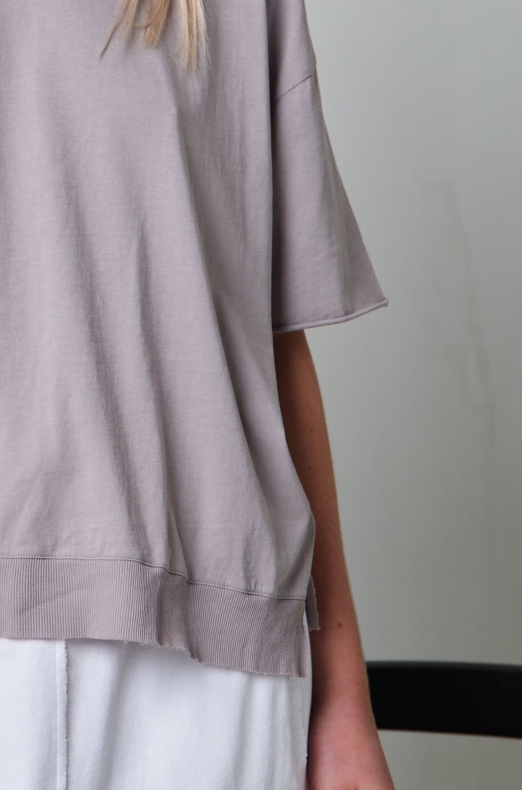 Casual Loose-Fit Short-Sleeve Round Neck Top