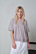 Casual Loose-Fit Short-Sleeve Round Neck Top