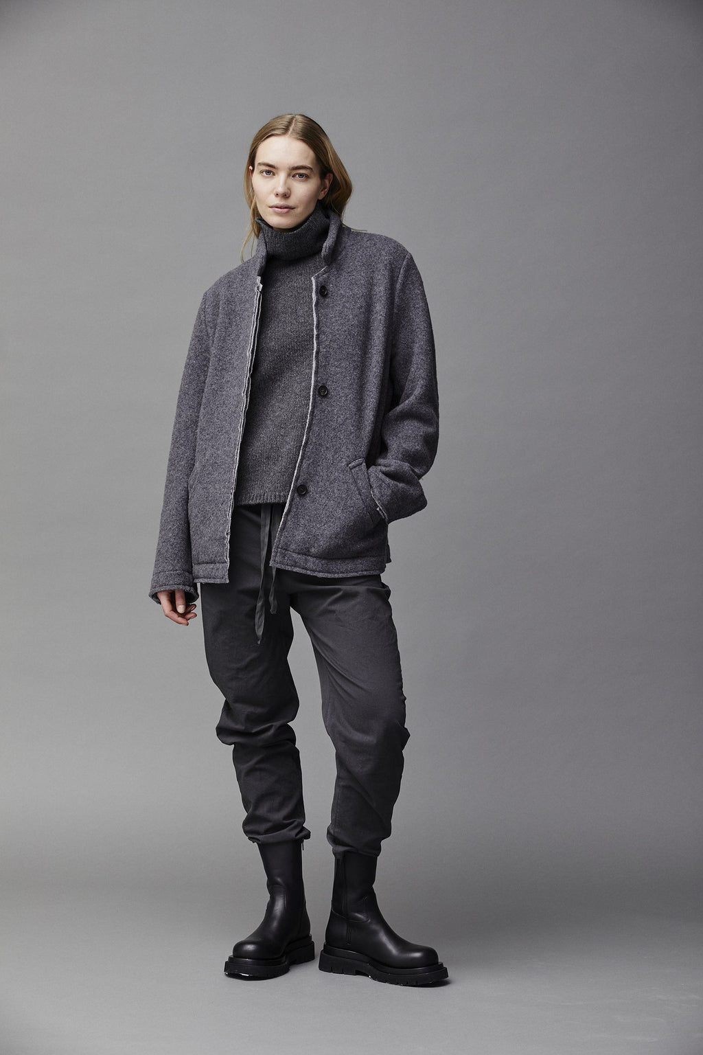 V-neck Sleeveless Cable Knit Vest