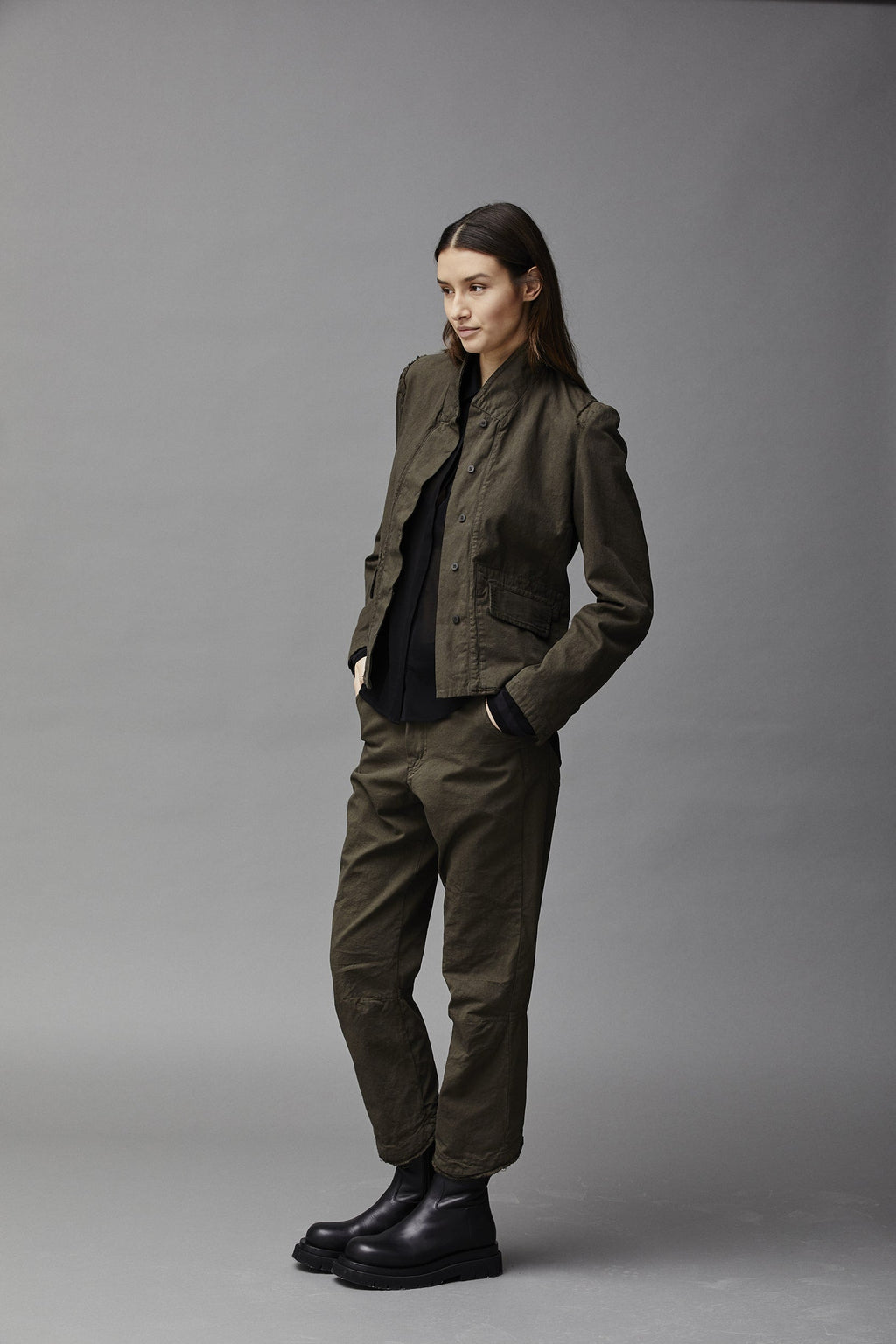 Vintage Simple Workwear Pants