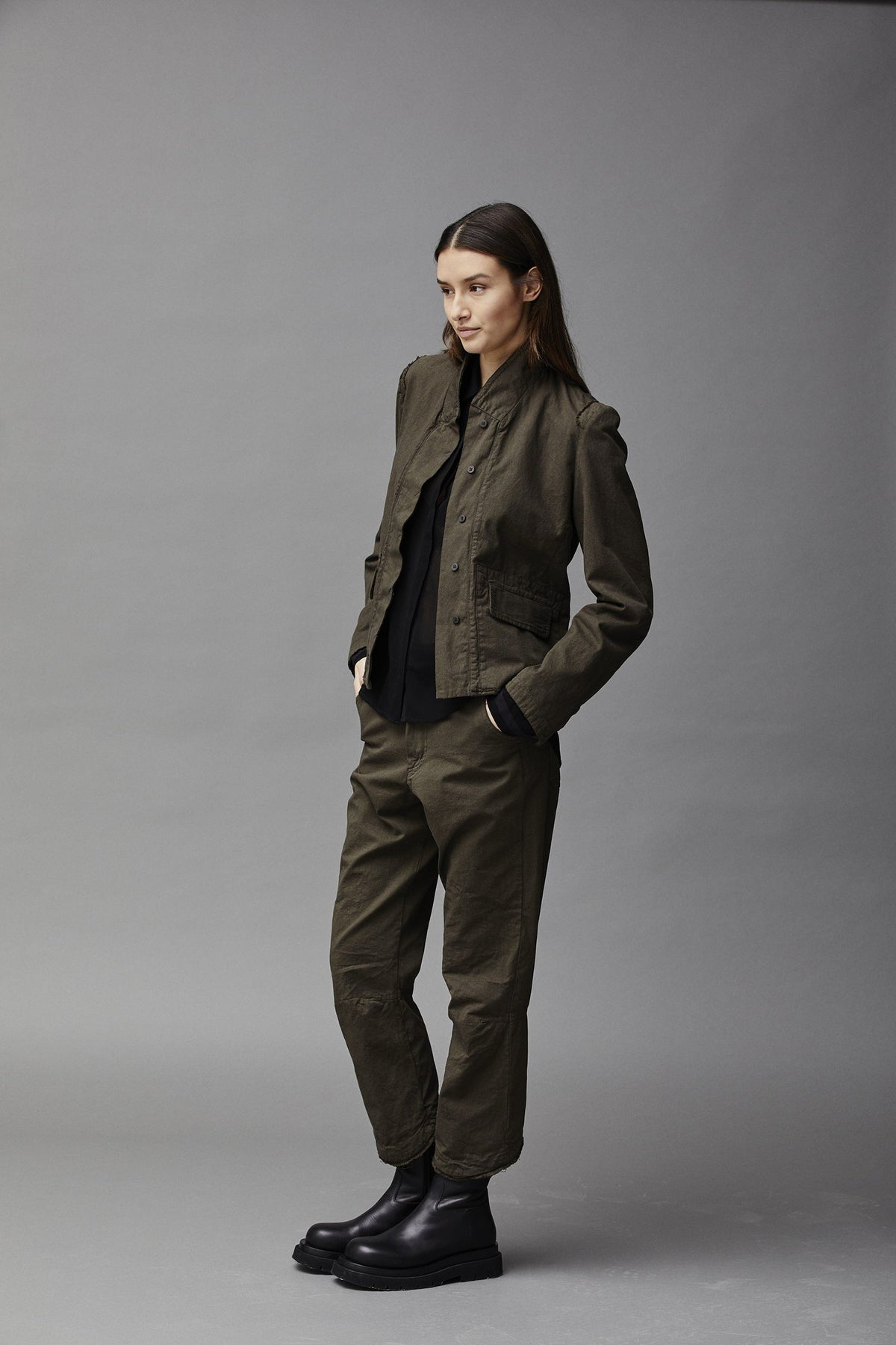 Vintage Simple Workwear Pants