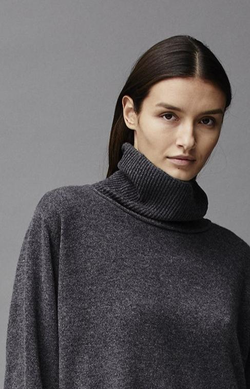 Dark Gray Lazy Style Knitted Set Dress