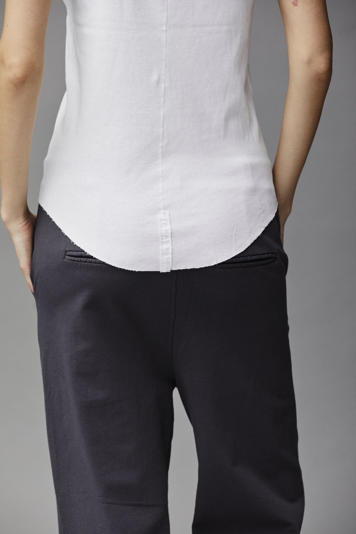 Soft White Round Neck Tank Top