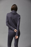 High-Collar Slim-Fit Long-Sleeve Casual Shirt