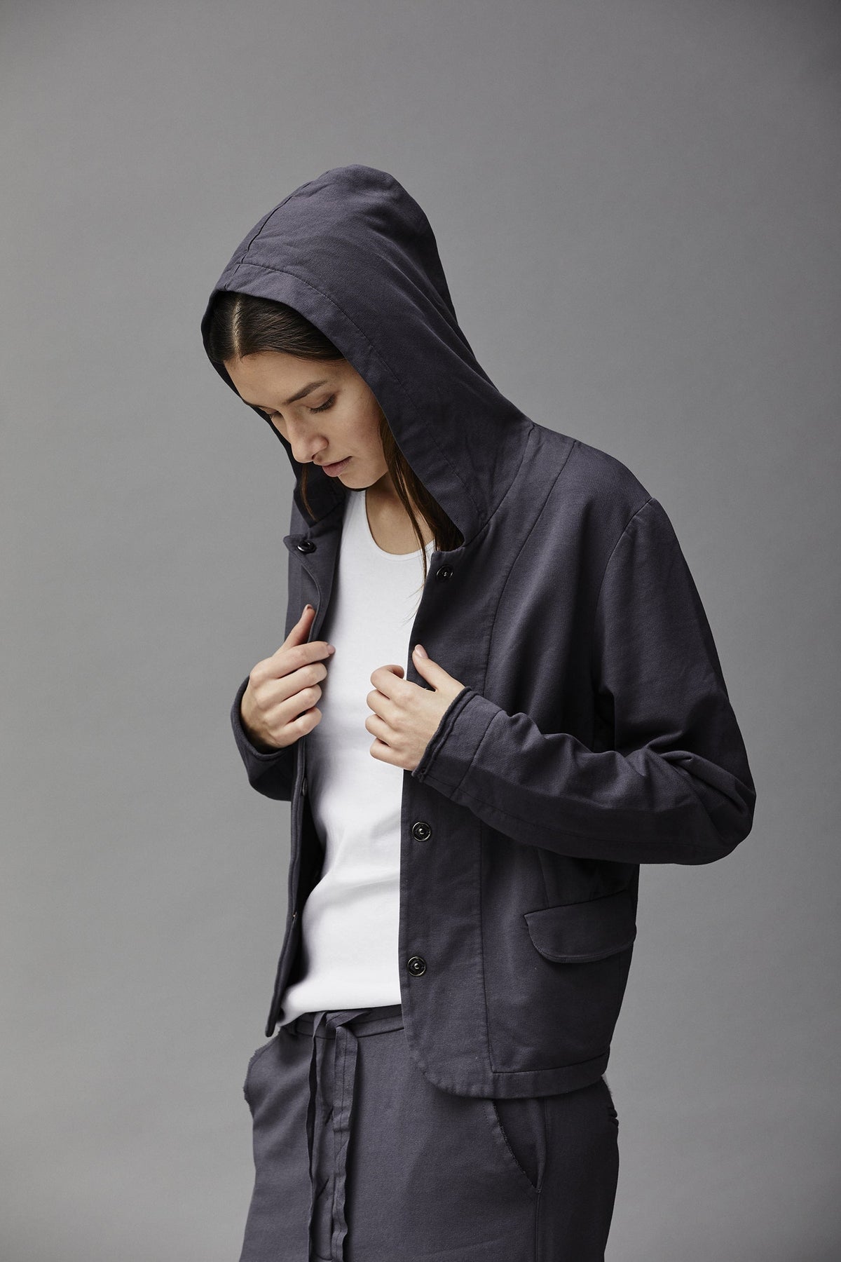 Fashionable Hooded Casual Jacket