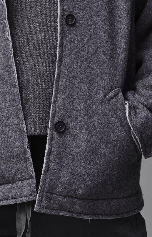 Simple Stand - Collar Fleece Warm Casual Jacket