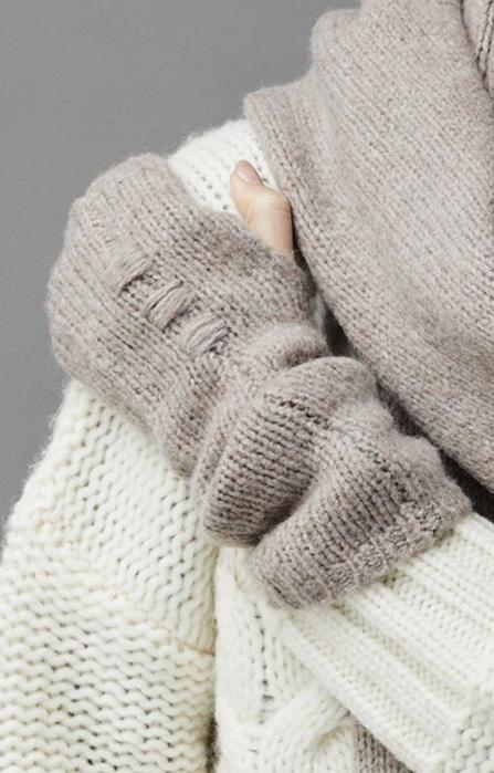 Winter Woolen Fingerless Warm Gloves