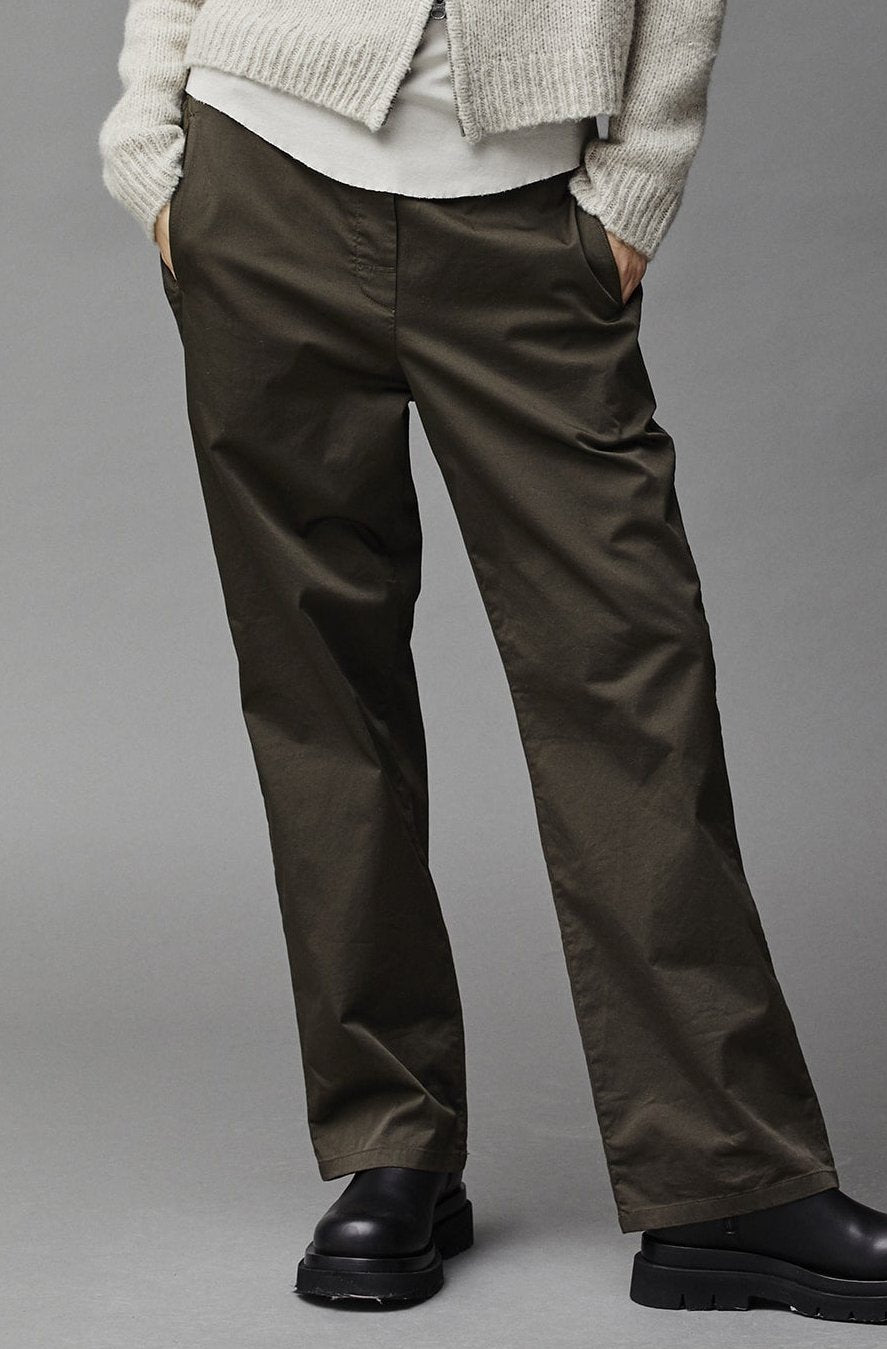 Relaxed Straight-leg Casual Pants