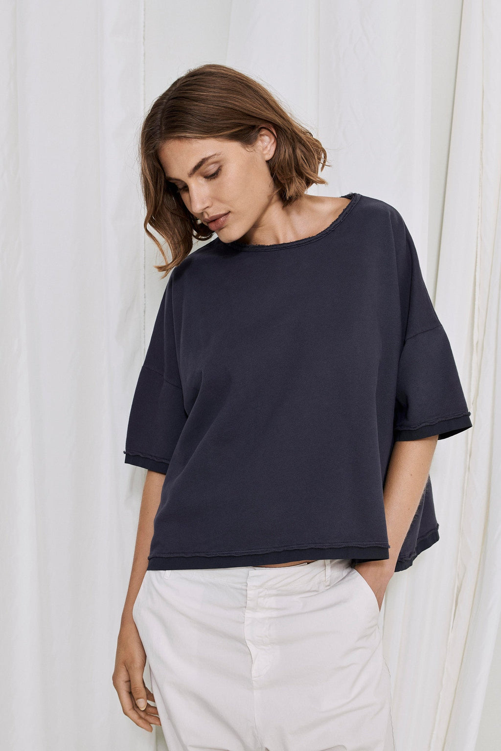 Trendy White Slim-Fit Casual Pants
